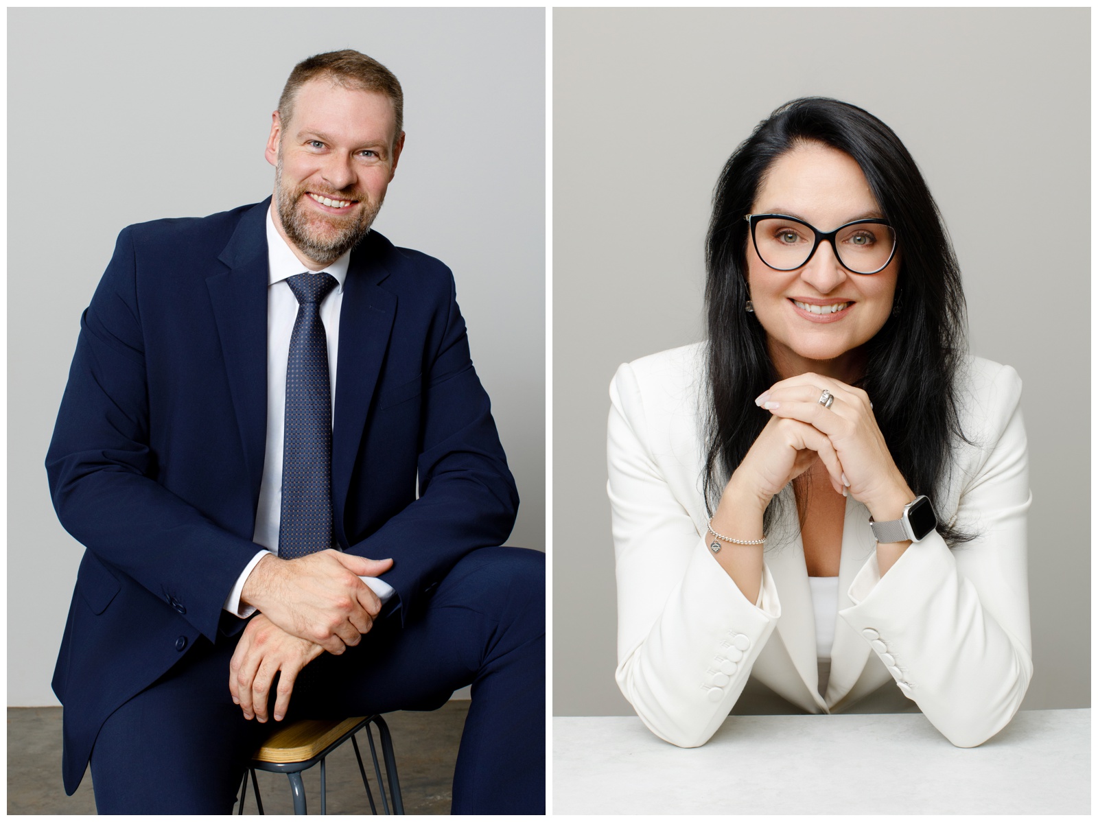 Corporate Portraits can extend beyond just head and shoulders images to seated and waist up images too.